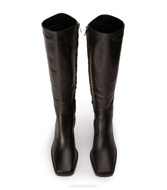 kniehohe Stiefel| de Tony Bianco Frauen Darby-Kalbsstiefel schwarzes Venedig 4624427